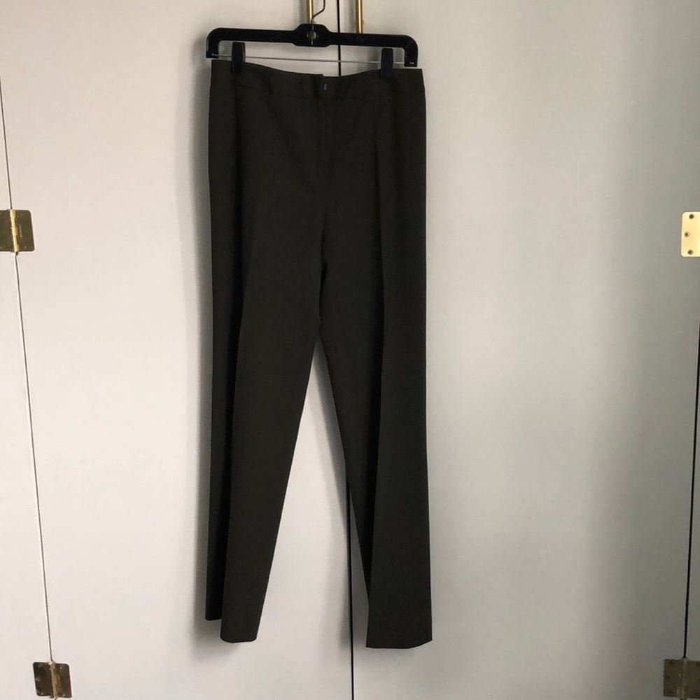 Olive wool trouser